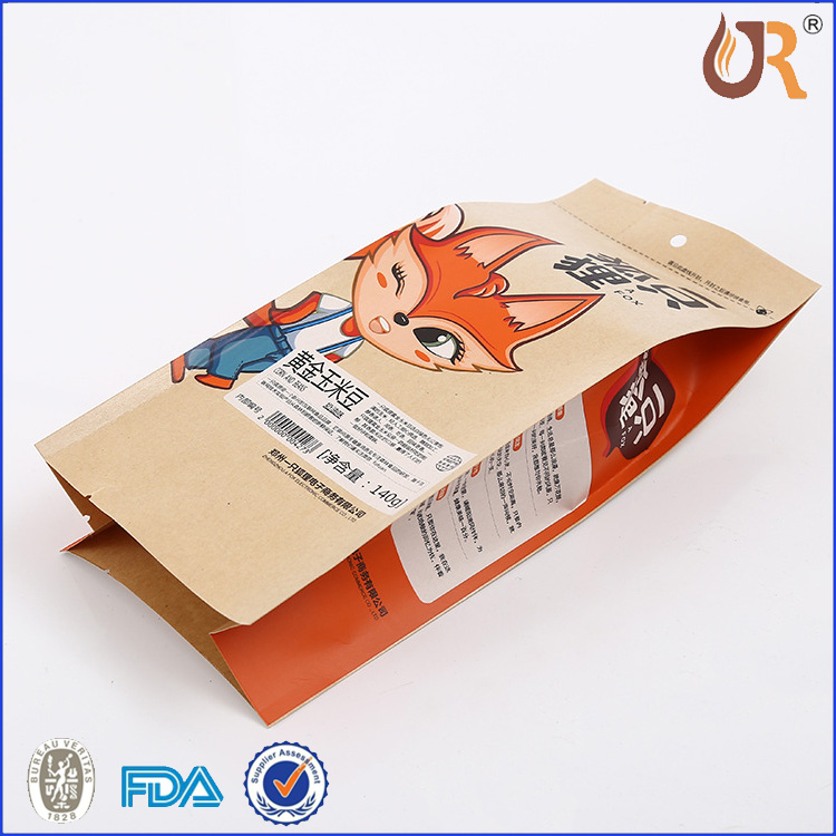 Kraft Paper Side Gusseted Bag