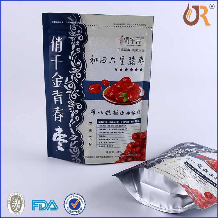 Custom Metallized Stand Up Bag