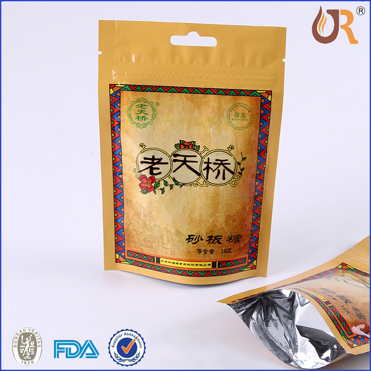 Metallized Stand Up Bag With Hang Hole