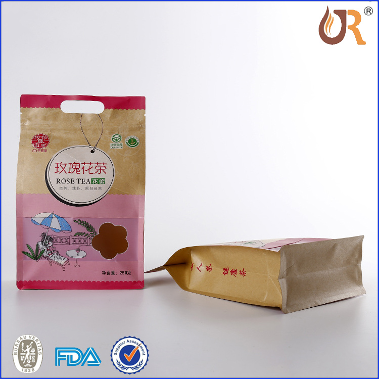 Block Bottom Kraft Paper Bag