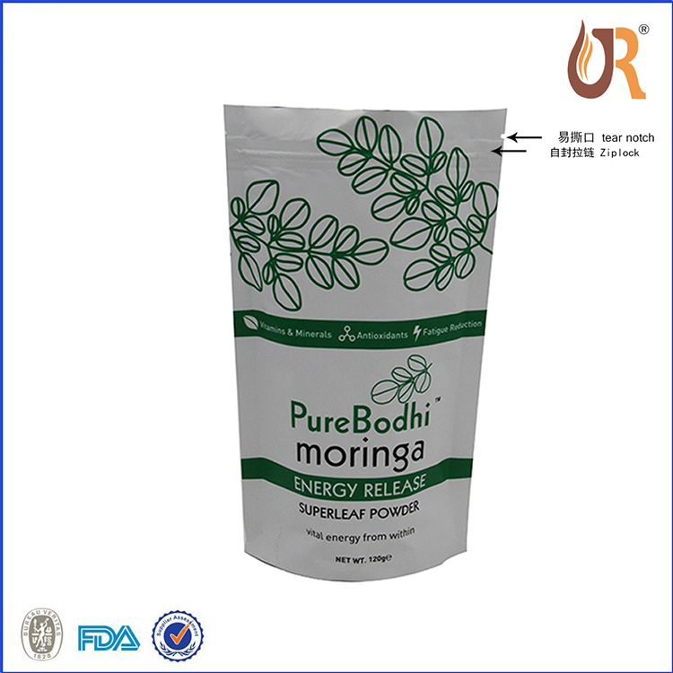 Stand Up Aluminum Foil Bag